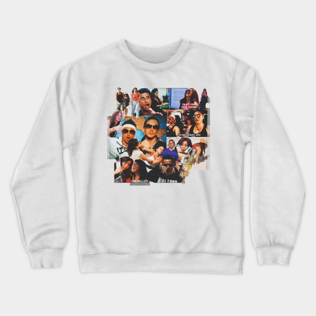 Jersey Shore Collage Crewneck Sweatshirt by ematzzz